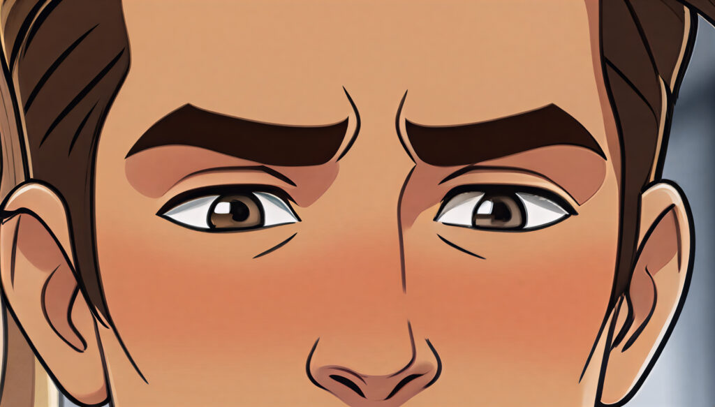 Extreme Close Up of a Man's Eyes