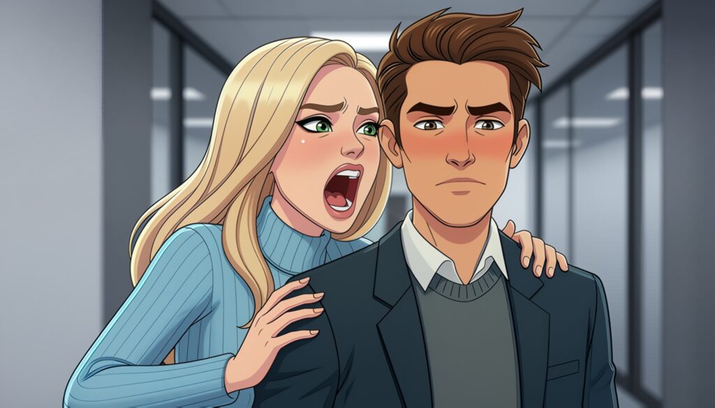 Medium Close Up Shot of LM and JP