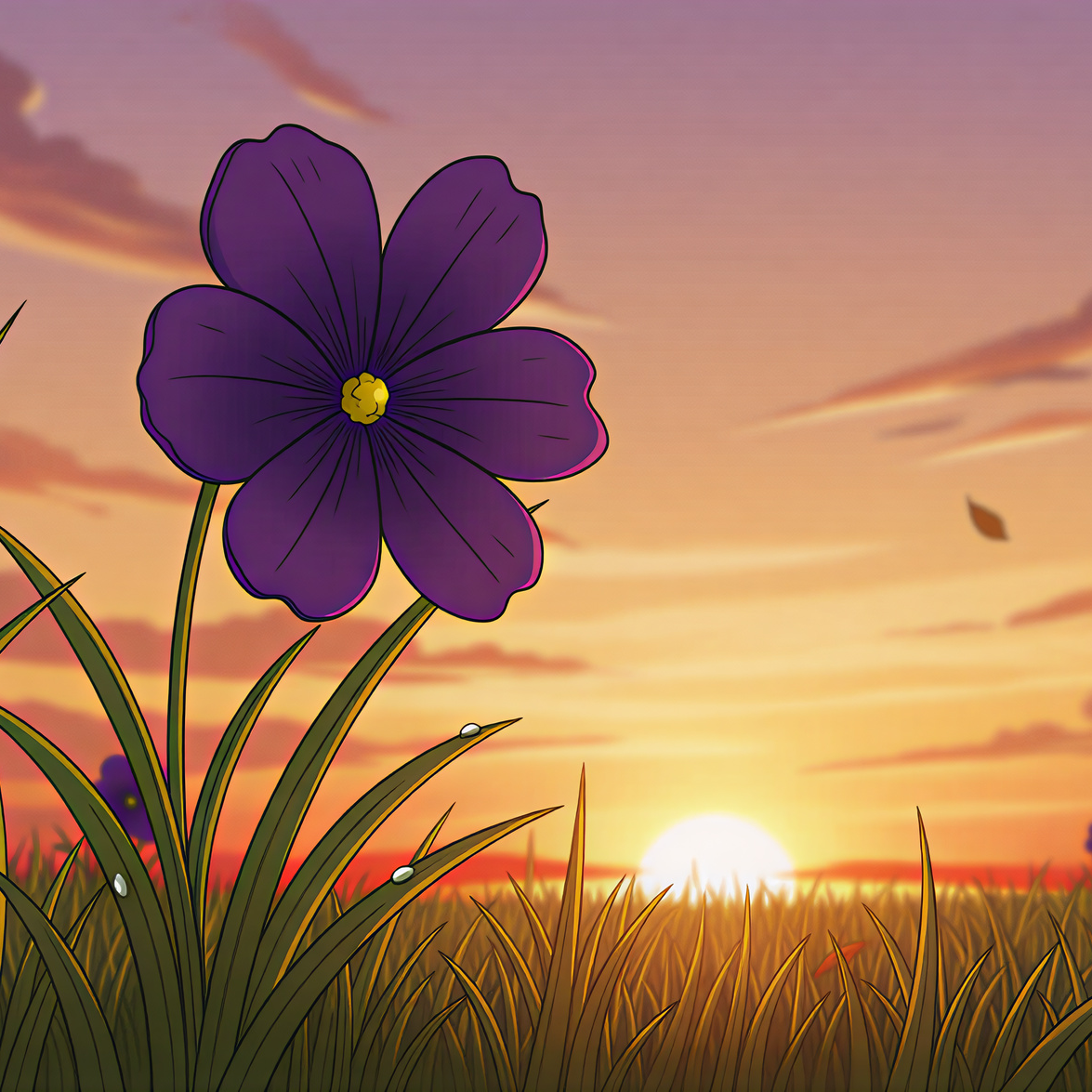 Worms Eye View of a Flower